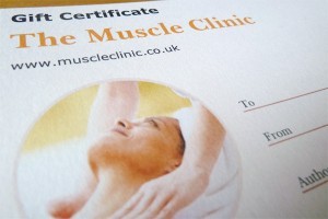 The Muscle Clinic Gift Voucher